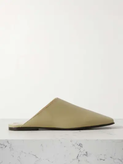 Alba Leather Slippers