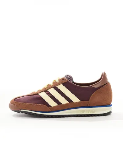 Adidas Originals Sl 72 Og Trainers in Brown and Yellow