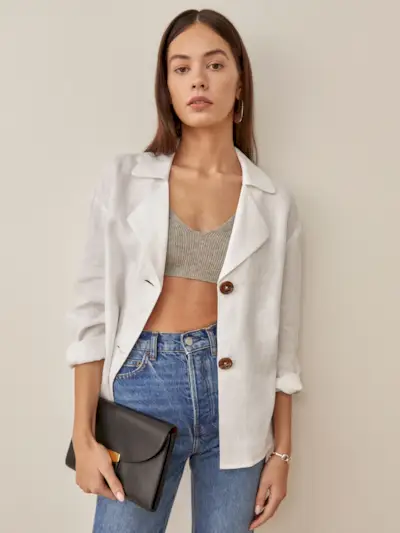 Reformation + Alonso Linen Top