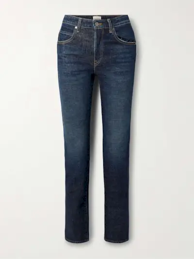 Viv High-Rise Slim-Leg Jeans
