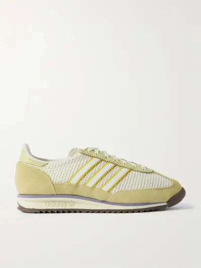 Sl 72 Og Suede and Leather-Trimmed Mesh Sneakers