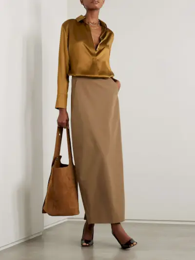 Mazurca Silk-Satin Shirt