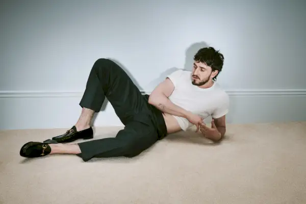 An image of Paul Mescal wearing Gucci's 1953 Horsebit loafers.