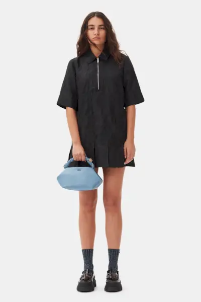 Blue Small Ganni Bou Bag