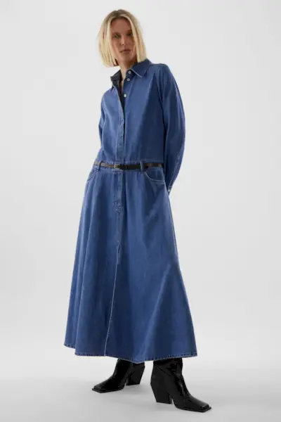 COS + A-Line Denim Dress