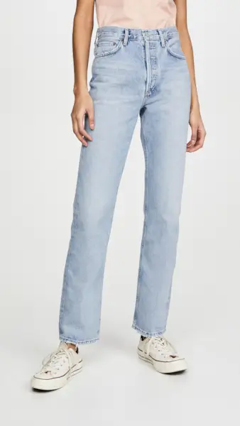 Agolde + Lana Low Rise Vintage Straight Jeans