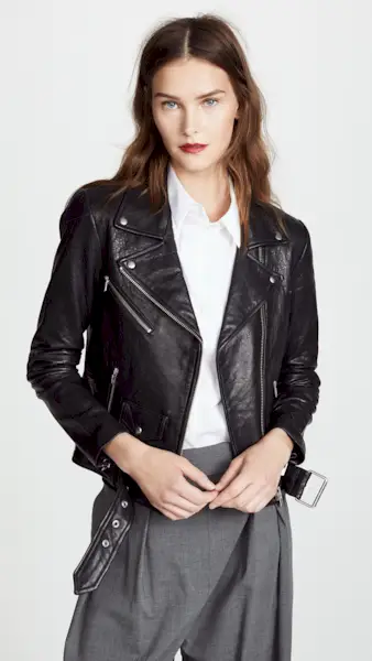 Veda + Jayne Classic Leather Jacket