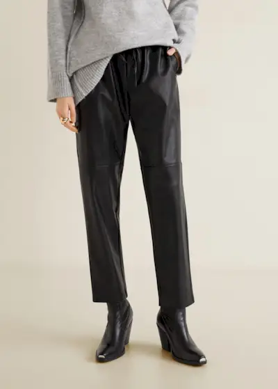 Mango + Adjustable Waist Trousers