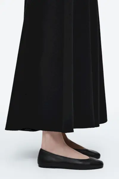 Leather Ballerina Flats