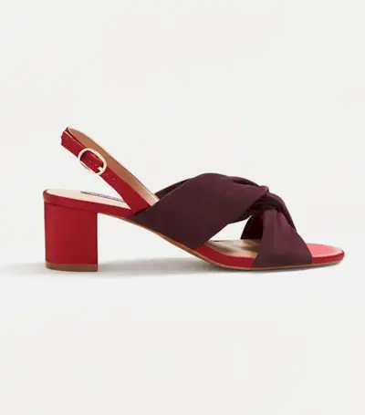 Violeta + Satin Leather Sandals