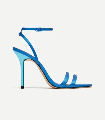 Zara + Satin High Heels