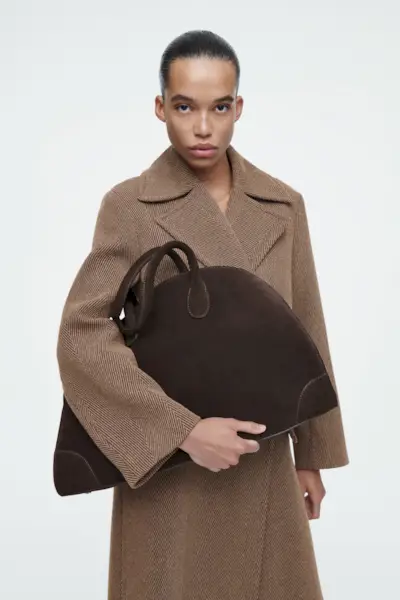 Studio Bowling Bag - Suede