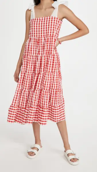 Sister Jane + Love Note Gingham Midi Dress