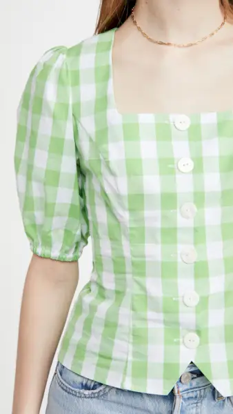 Kitri + Bridget Gingham Top