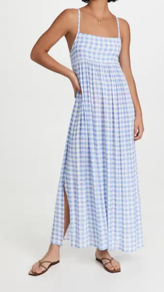 Playa Lucila + Blue Gingham Dress