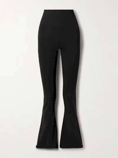Stretch-Jersey Flared Leggings
