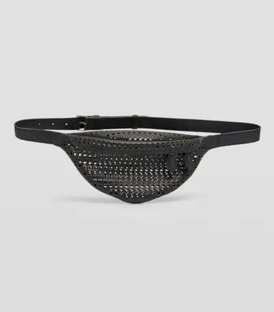 Alaïa + Xs Laser-Cut Leather Belt Bag