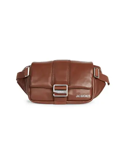 Jacquemus + 'La Banane Bambimou' Leather Padded Waist Bag