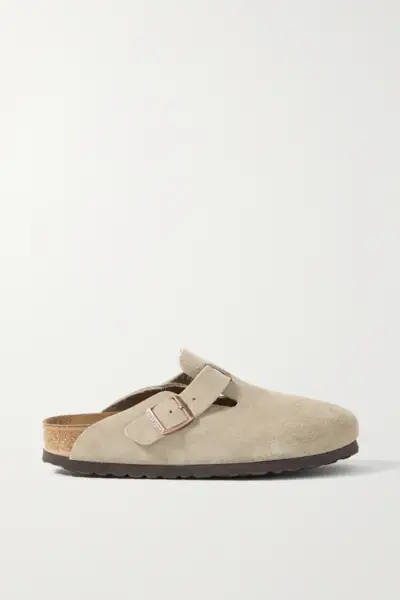 Boston Suede Clogs