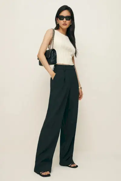Reformation Alex Mid Rise Pant