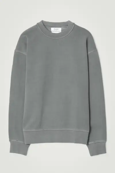 Relaxed Washed-Cotton Sweatshirt
