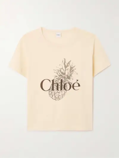 Printed Cotton-Jersey T-Shirt