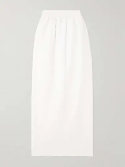 Emma Linen Midi Skirt