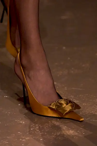 Satin on the fall/winter 2025 runway