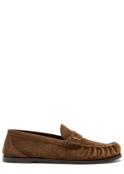 Laurent Suede Loafers