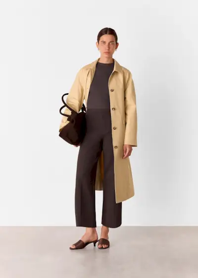 Brown Camilla Wide Leg Trouser