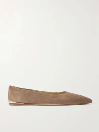 Fleur Suede Ballet Flats