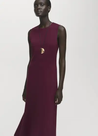 Long Flared Dress - Women | Mango Usa