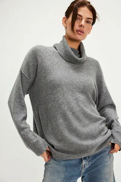 Addie Cashmere Turtleneck Sweater