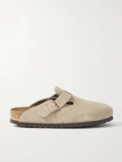 Boston Suede Clogs