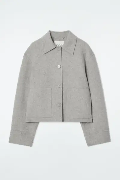 Boxy Double-Faced Wool Jacket