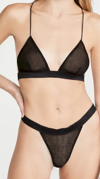 Kiki De Montparnasse + Ribbed Intime Soft Bra
