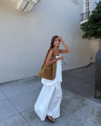 Outfits with Brown Sandals