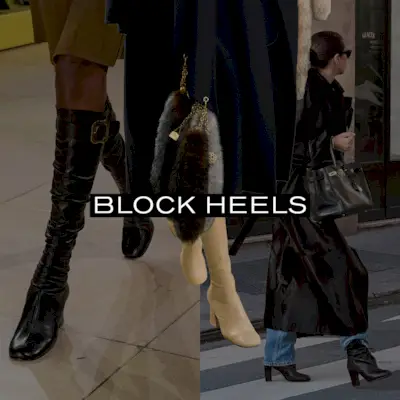 Fall 2025 boot trend on the runway and in street style.