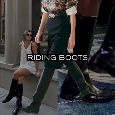 Fall 2025 boot trend on the runway and in street style.