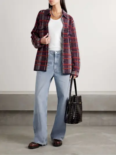 Low Curve Mid-Rise Wide-Leg Jeans