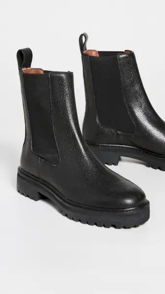 Reformation + Katerina Lug Sole Chelsea Boots