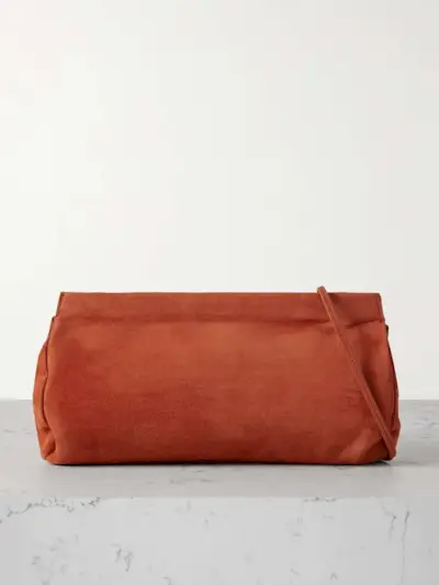 The Row, Abby Suede Shoulder Bag