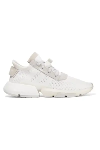 Adidas Originals + POD-S3.1 Suede-Trimmed Mesh Sneakers