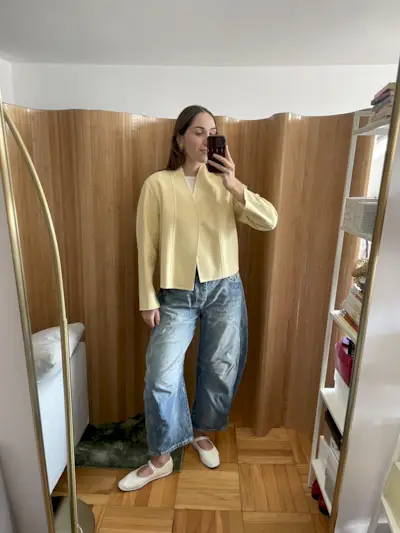 Anna LaPlaca wearing pieces from Lafayette 148