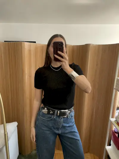 Anna LaPlaca wearing pieces from Lafayette 148