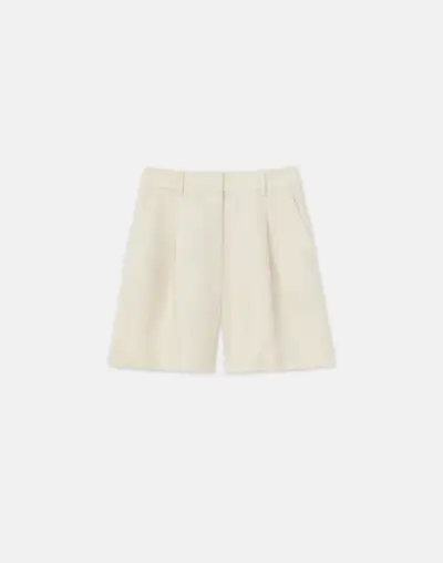 Linen Jefferson Pleated Short