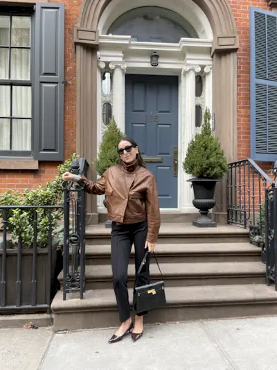 Anna LaPlaca wearing pieces from Lafayette 148