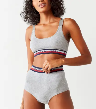 Urban Outfitters x Tommy Hilfiger + Seamless Ribbed High-Waisted Undie