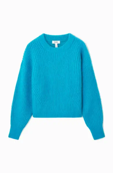 COS + Cropped Alpaca and Wool-Blend Sweater