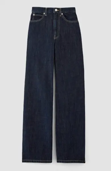Everlane + The Baggy Jean in Dark Indigo